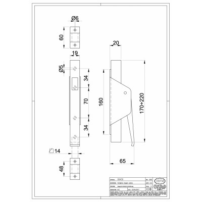 Cariglione a Leva IBFM 430