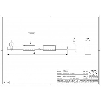 Catenaccio 130mm IBFM 009130