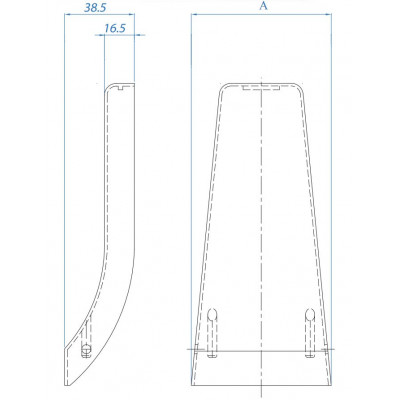 Supporti per Vetro 77mm...