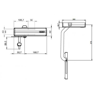 Chiudicancello 1250mm MAB 650G