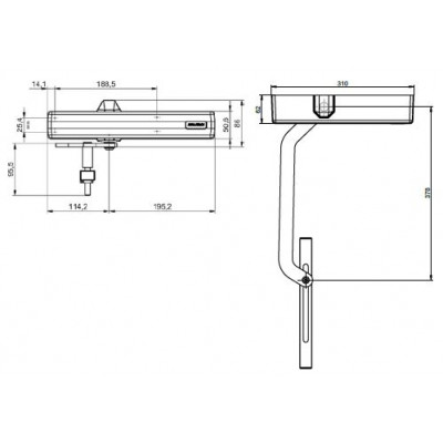 Chiudicancello 1400mm MAB 680G