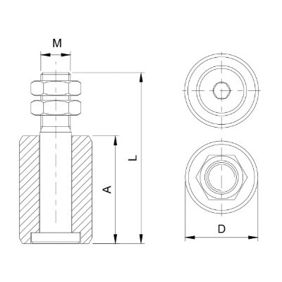 Rulli Guida Plastica 230 40