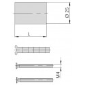 Kit Prolunga Cilindro Fisso Cisa 1.07165.03.0