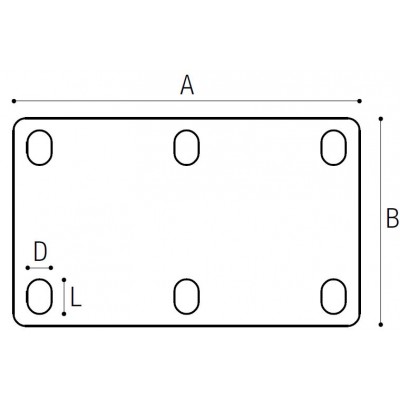 Piastra Fissaggio 6 Fori...