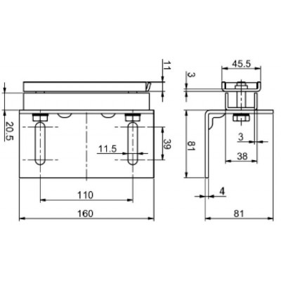 Piastra Supporto NovaFerr 3922