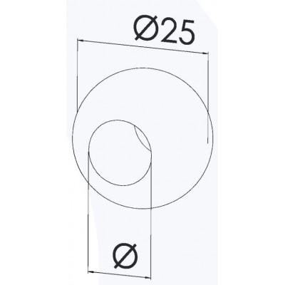 Terminale Sferico con Foro...