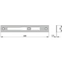 Incontro Inox per Serratura Omec 02546 X