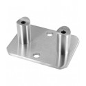Elemento di Ancoraggio Laterale con Piastra Rettangolare Satinato IN107-020