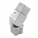 Raccordo con Giunzione Snodata per Tubo 40 x 40 x 2 mm AISI 304 Satinato IN106-225