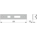 Incontro Inox per Deviatore Omec 02549 X