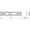 Incontro Inox per Deviatore Omec 02549 X